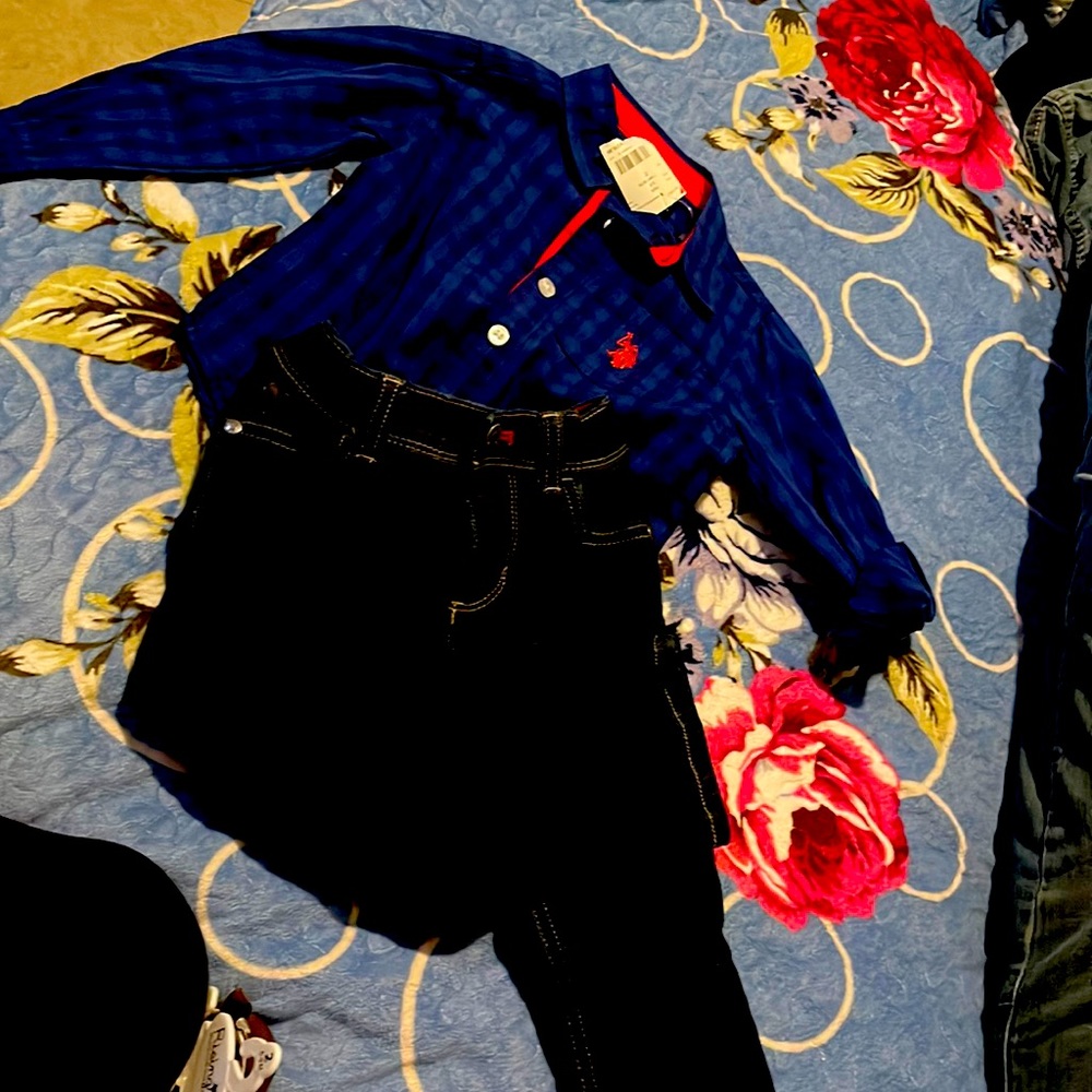 Tommy hilfigher jeans and a us polo assn shirt